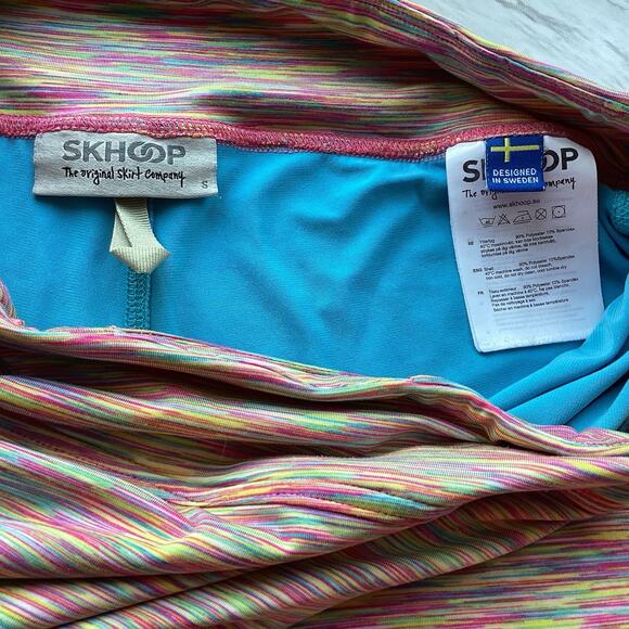 Skhoop Women's Multicolor Skort, Small, Shorts Attached, Activewear Golf Tennis - Picture 6 of 10